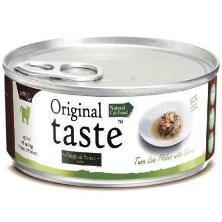 Pettric консервы для кошек Original Taste/ Тунец с креветкой в соусе 70г