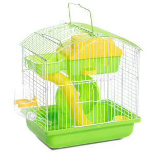 Клетка YD258G для мелких животных, эмаль, зеленая, 225*170*250мм, Triol
