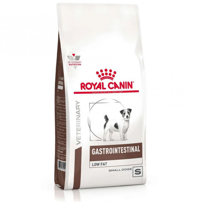 Сухой корм полнорационный диетический Gastrointestinal Low Fat Small Dog,  для взрослых собак мелких пород при нарушениях пищеварения , 1 кг