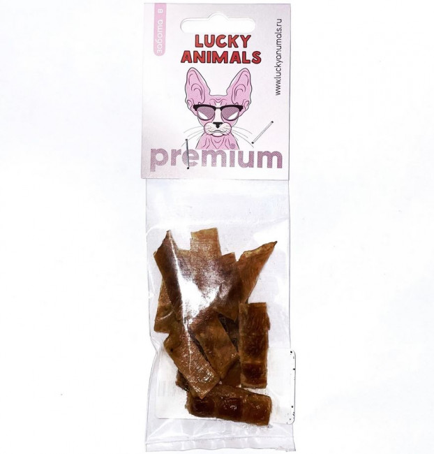 .Лакомство Lucky Animals для кошек "Конский желудок " 10 гр