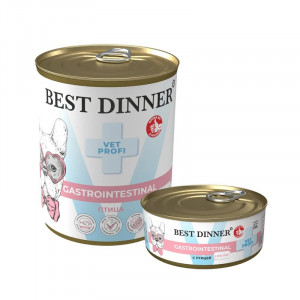 Best Dinner для собак Vet Profi GastroIntestinal Low Fat "С птицей" 0,34 кг
