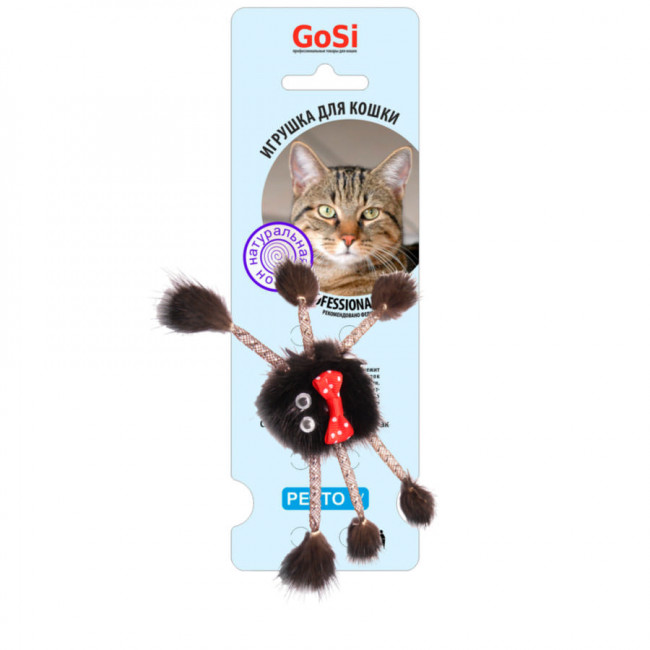 Игрушка GOSi для кошек "Паук из норки МИККИ"
