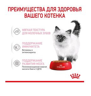 Royal Canin KITTEN корм полнорационный для котят до 12 месяцев (кусочки в желе) 85г