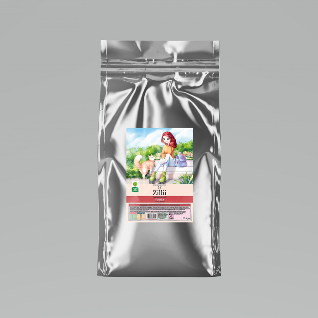 ZILLII Urinary PH сухой корм для взрослых кошек. PH контроль Индейка 10 кг
