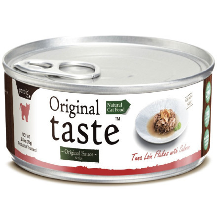 Pettric консервы для кошек Original Taste/ Тунец с лососем в соусе 70г