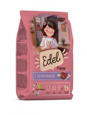 Edel Puppy All Breeds Полнорационный сухой корм для щенков с Телятиной 1,8 кг