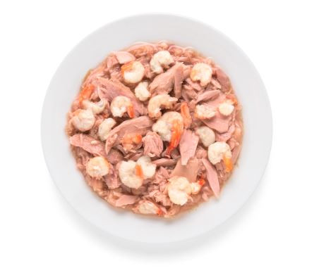 Консервы для кошек GRANDORF Филе тунца с креветками , 70 гр
