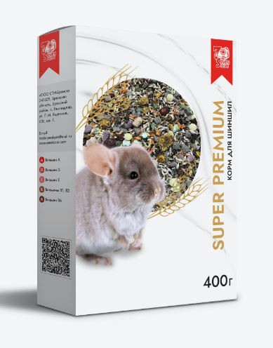 Seven Seeds SUPERPREMIUM Корм для шиншилл 400 гр