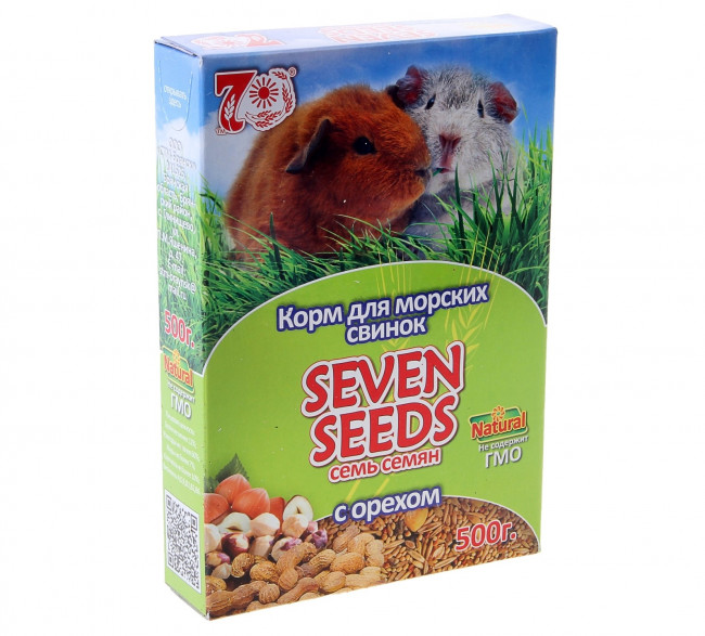 Seven Seeds Корм для морских свинок с орехом 500 гр