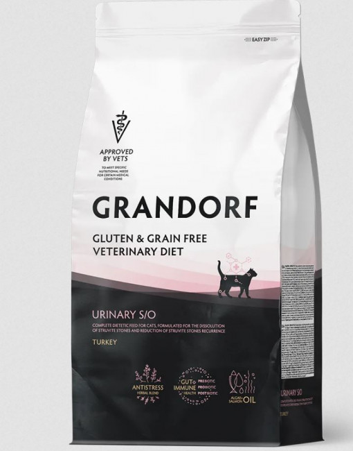 GRANDORF CAT сухой, Диета, Уринари 2кг