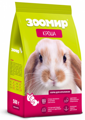КРОША   КОРМ ДЛЯ КРОЛИКОВ 500г