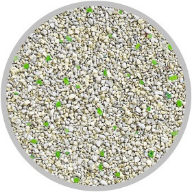 Наполнитель для кошачьего туалета "Pi-Pi Bent", DeLuxe FRESH grass, комкующийся, коробка, 5 кг