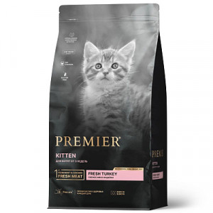 Premier Cat Turkey KITTEN сухой корм с индейкой для котят, 400 гр