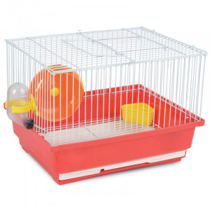 Клетка YD114 для мелких животных, эмаль, терракотовая, 300*230*210мм, Triol