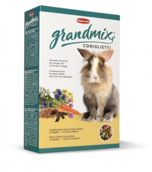PADOVAN GRANDMIX Coniglietti Корм для кроликов комплексный  (850 г)