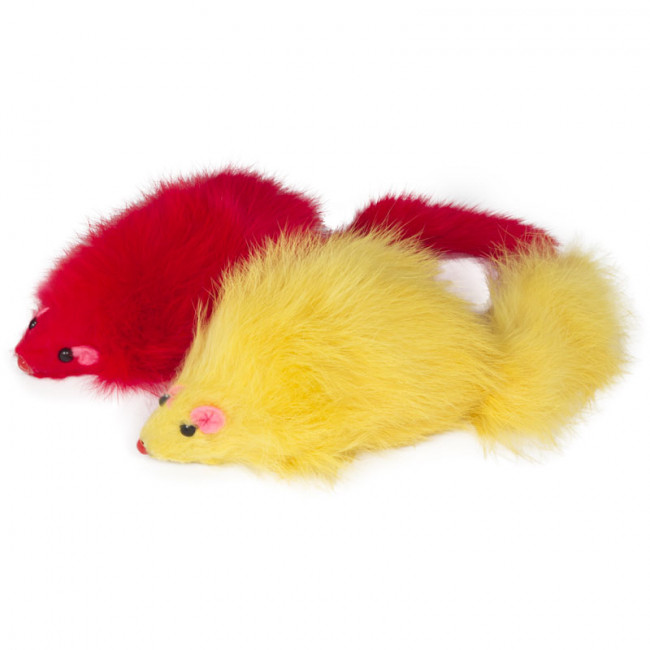 Игрушка для кошек "Мышь цветная", 90-100 мм, Triol