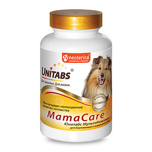 Unitabs MamaCare для беременных и кормящих собак, 100 таб.