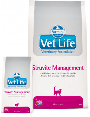 Farmina Vet Life Cat Struvite Management для кошек при мочекаменной болезни, идиопатический цистит 2 кг