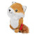 Игрушка для собак Лисичка с пищалкой 9см, серия PLUSH FRIENDZ, GiGwi