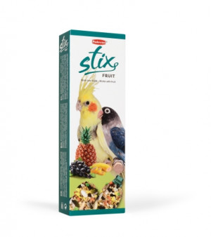 Лакомство STIX FRUIT PARROCCHETTI палочки с фруктами для средних попугаев 100г
