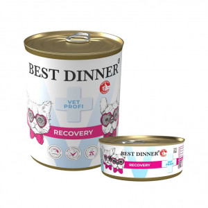 Best Dinner Vet Profi Recovery Диетические консервы для собак и кошек - 100 гр
