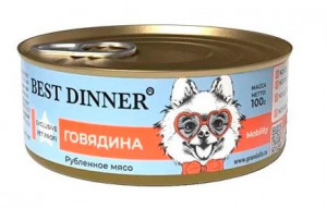 Best Dinner консервы для собак  Vet Profi Mobility Exclusive Говядина 100 гр