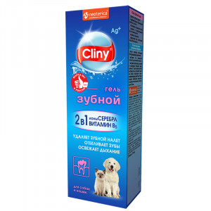 Зубной гель для кошек и собак Cliny, 75мл