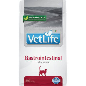 Farmina Vet Life Gastro-Intestinal диета для кошек с желудочно-кишечними заболеваниями, 0.4 кг