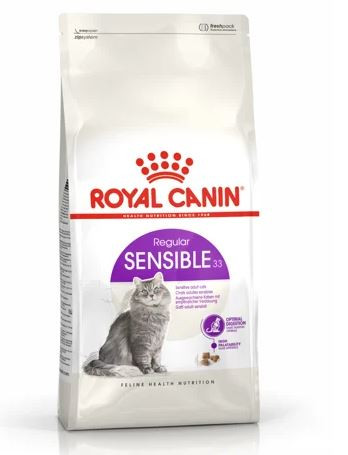Royal Canin Сухой корм корм Sensible для кошек с чувствительным пищеварением 400гр