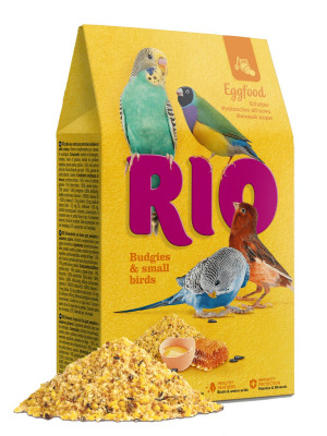 RIO Яичный корм для волнистых попугайчиков и мелких птиц 250 гр