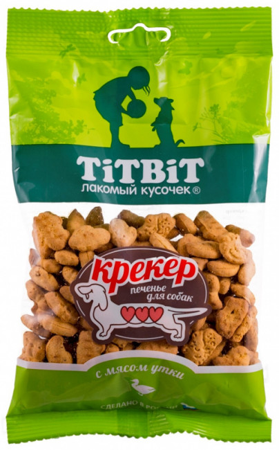 TiTBiT Крекер с мясом утки (100 г)