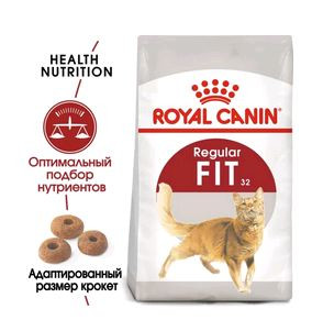 Royal Canin Корм сухой Fit для кошек 15 кг
