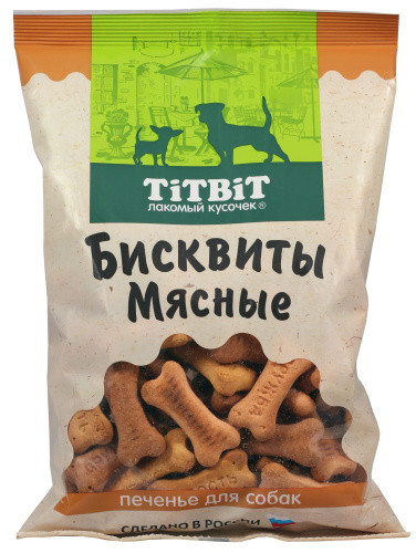БИСКВИТЫ МЯСНЫЕ ПЕЧЕНЬЕ ДЛЯ СОБАК 500 Г