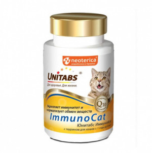 Unitabs ImmunoCat с Q10 для кошек 200 таб.