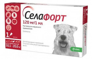 Селафорт раствор д/собак 10-20кг
