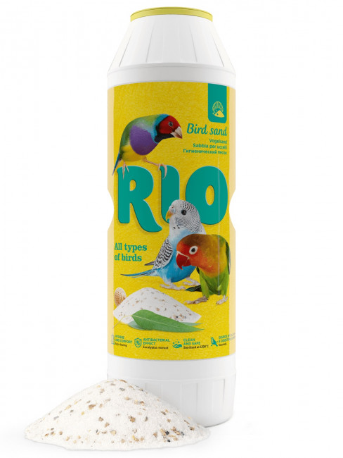 RIO Гигиенический песок с экстрактом эвкалипта и ракушечником 2кг