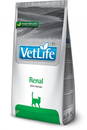 FARMINA Vet Life CAT Renal Сухой корм для кошек Диета при почечной недостаточности, 2 кг
