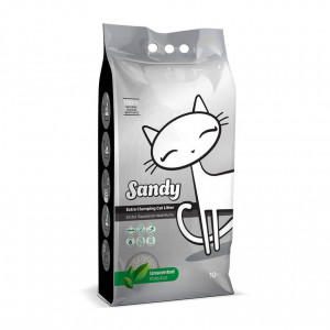 Наполнитель Sandy Unscented комкующийся без ароматизатора 10кг
