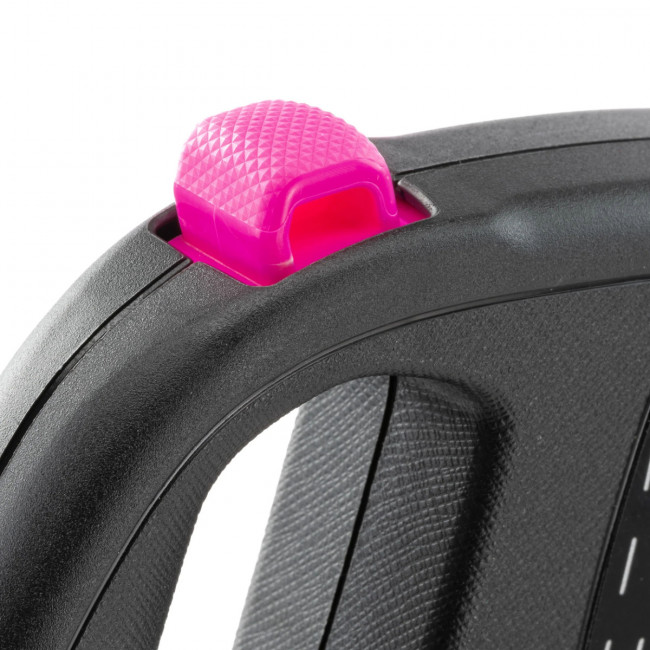 Рулетка FLIPPY ONE Reflex L фуксия, шнур 5м, 35кг