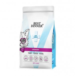 Best Dinner Vet Profi Urinary Сухой диетический корм для кошек при нарушениях мочевыводящих путей , 0.4кг