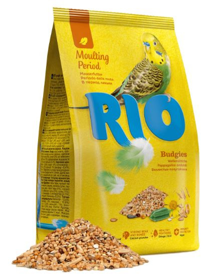 RIO Корм для волнистых попугаев в период линьки 1 кг