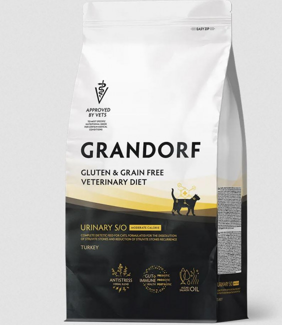 GRANDORF CAT сухой, Диета, Уринари модерат колори 400гр