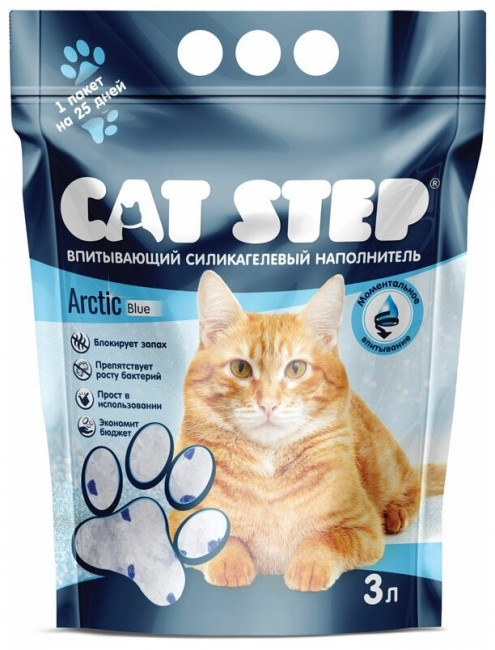 Наполнитель Cat Step силикогель 3 л