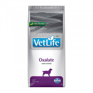 Полнорационный диетический корм для собак Farmina Vet Life Oxalate для лечения мочекаменной болезни, 2 кг