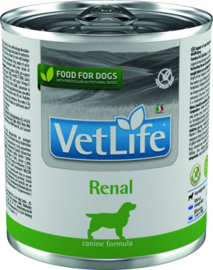 Farmina Vet Life Dog Renal влажный корм для взрослых собак при заболеваниях почек - 300 г