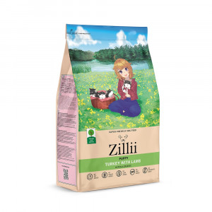 ZILLII Puppy сухой корм для щенков всех пород от 1 до 12 месяцев Индейка с ягнёнком 3 кг