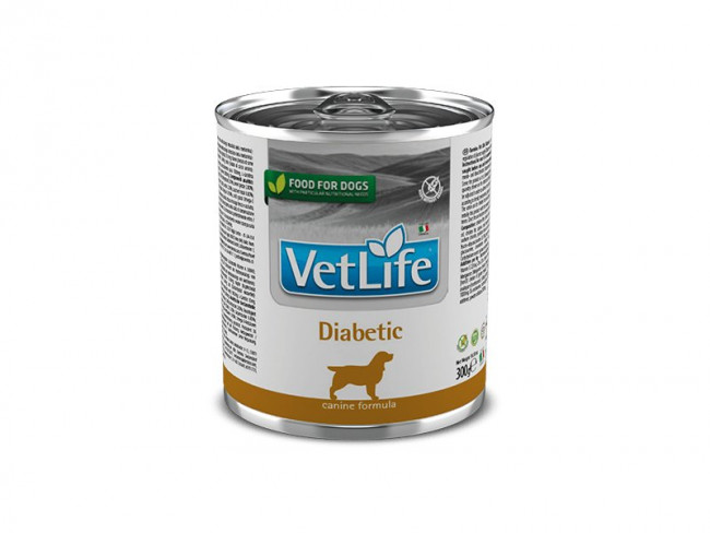 Farmina Vet Life Dog Diabetic влажный корм для собак при диабете, в консервах - 300 г