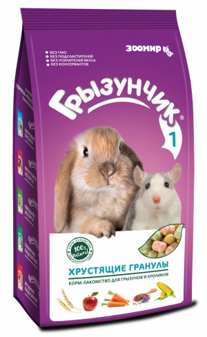 Грызунчик-1 Хрустящие гранулы 150гр.