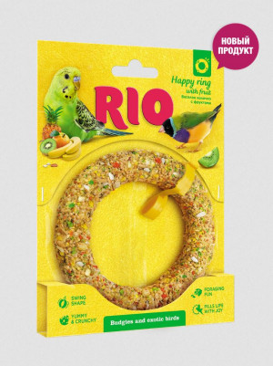 Лакомство-игрушка RIO Веселое колечко для волнистых попугайчиков и экзотов 80 гр