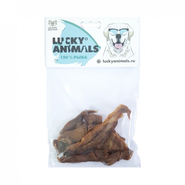 Лакомство Lucky Animals для собак Молока селедочки, 50 гр